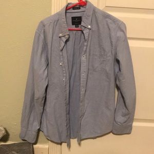Light blue American Eagle button up